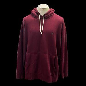 Polo Ralph Lauren Embroidered Lightweight Hoodie Burgundy